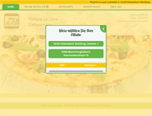 Tablet Screenshot of pizzerialaluna.de